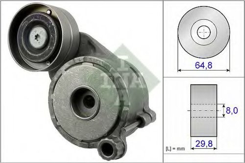 Intinzator,curea transmisie MERCEDES GLK-CLASS (X204) (2008 - 2016) INA 534 0506 10 piesa NOUA