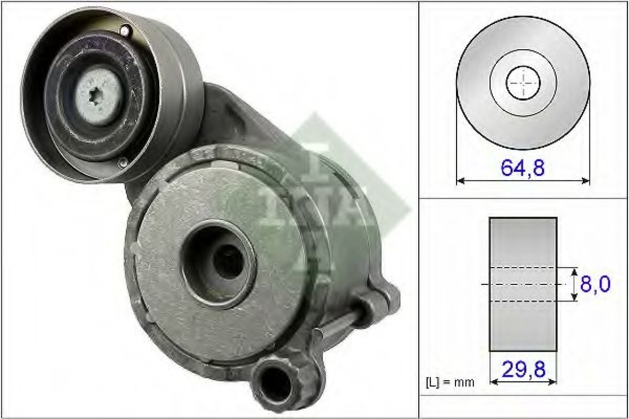 Intinzator,curea transmisie MERCEDES S-CLASS (W221) (2005 - 2013) INA 534 0506 10 piesa NOUA