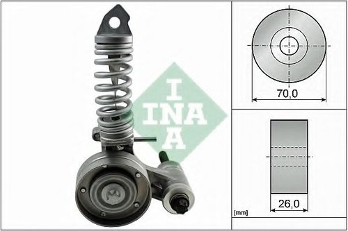 Intinzator,curea transmisie OPEL ASTRA G Hatchback (F48, F08) (1998 - 2009) INA 533 0085 30 piesa NO...