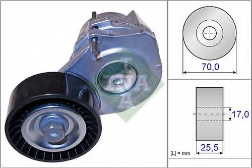 Intinzator,curea transmisie OPEL MERIVA B (2010 - 2016) INA 534 0438 10 piesa NOUA