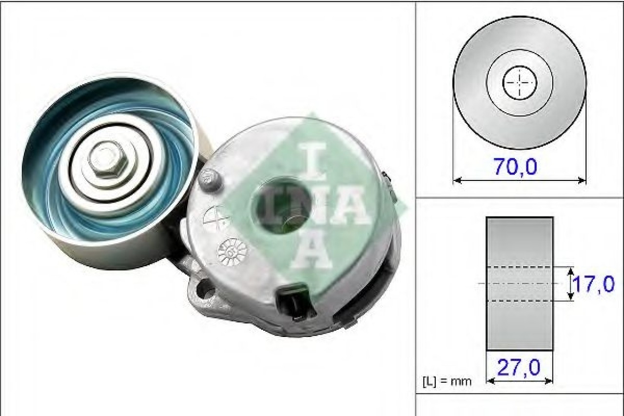 Intinzator,curea transmisie RENAULT LATITUDE (L70) (2010 - 2016) INA 534 0442 10 piesa NOUA
