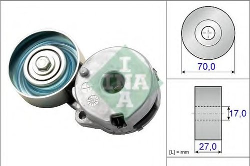 Intinzator,curea transmisie RENAULT LATITUDE (L70) (2010 - 2016) INA 534 0442 10 piesa NOUA