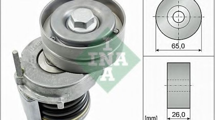 Intinzator,curea transmisie SKODA FABIA II Combi (2007 - 2014) INA 534 0346 10 piesa NOUA