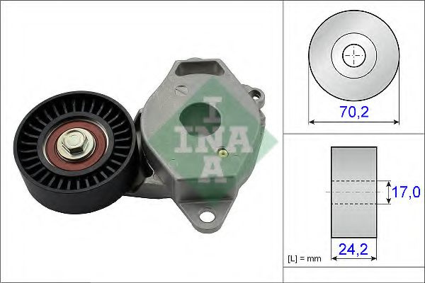 Intinzator,curea transmisie TOYOTA AURIS (NRE15, ZZE15, ADE15, ZRE15, NDE15) (2006 - 2012) INA 534 0409 10 piesa NOUA