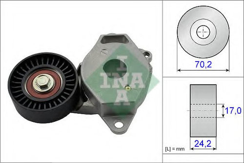 Intinzator,curea transmisie TOYOTA AURIS (NRE15, ZZE15, ADE15, ZRE15, NDE15) (2006 - 2012) INA 534 0...