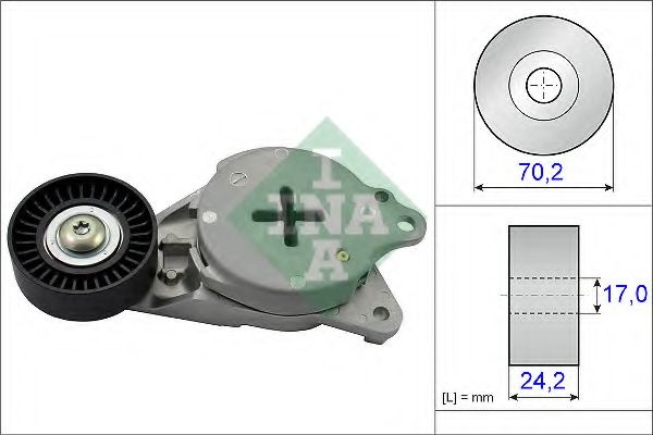 Intinzator,curea transmisie TOYOTA AURIS TOURING SPORTS (ADE18, ZWE18, ZRE18) (2013 - 2016) INA 534 0408 10 piesa NOUA