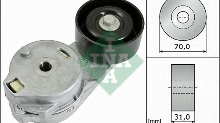 Intinzator,curea transmisie VW LT II bus (2DB, 2DE, 2DK) (1996 - 2006) INA 534 0548 10 piesa NOUA