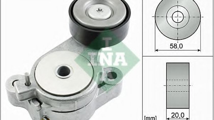 Intinzator,curea transmisie VW POLO (6R, 6C) (2009 - 2016) INA 534 0396 10 piesa NOUA