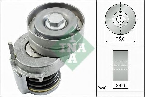 Intinzator,curea transmisie VW SCIROCCO (137, 138) (2008 - 2016) INA 534 0346 10 piesa NOUA