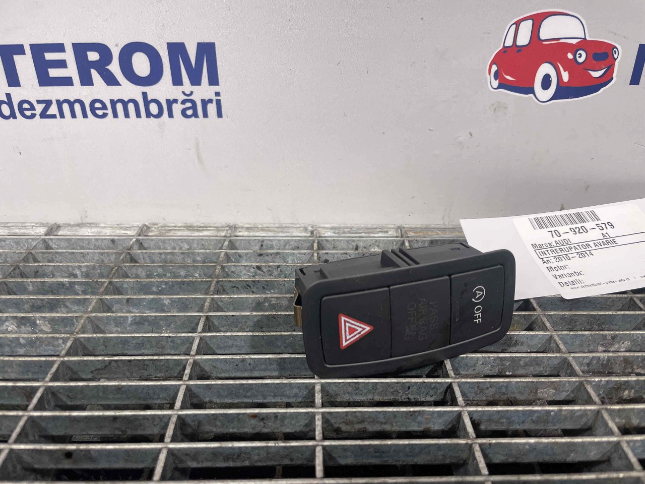 INTRERUPATOR AVARIE AUDI A1 A1 - - (2010 2014)