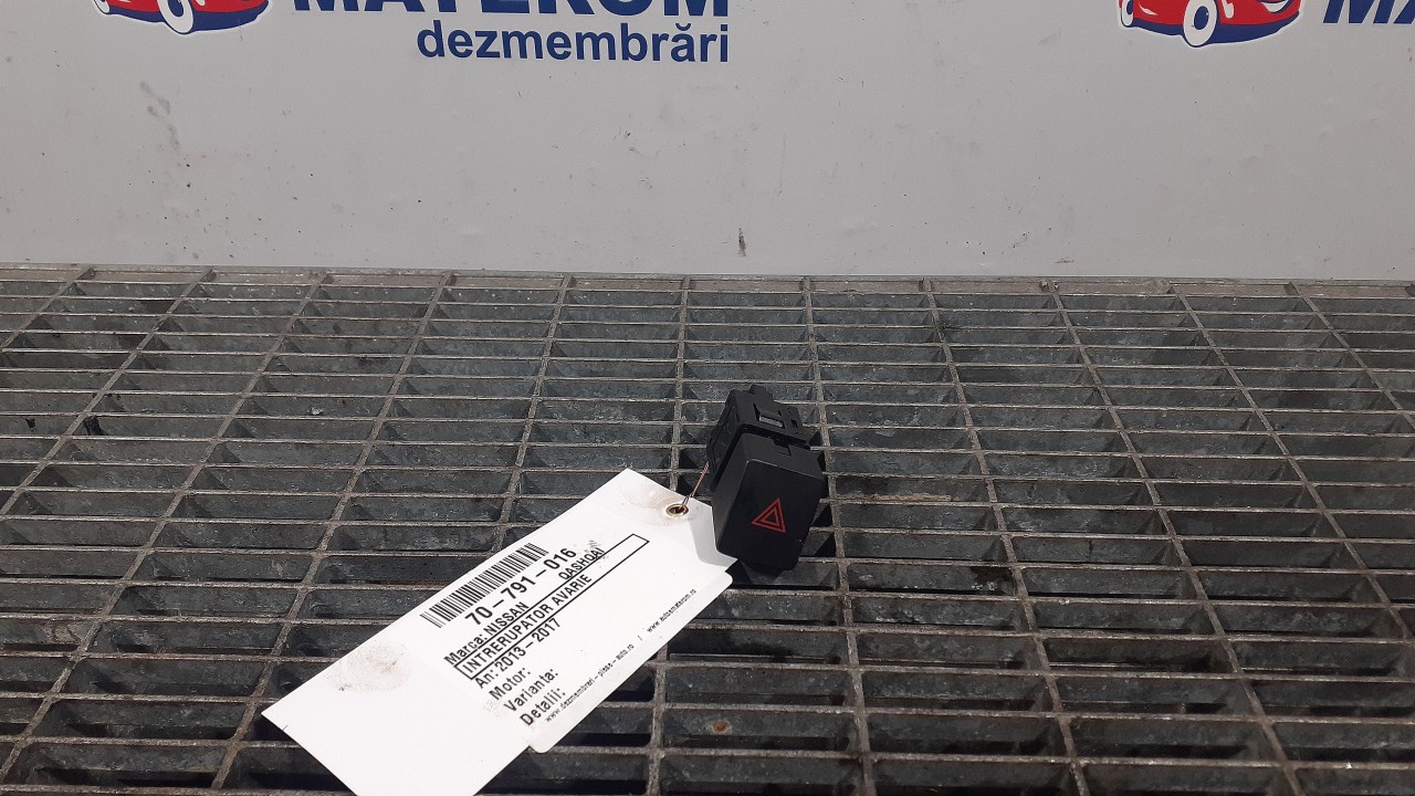 INTRERUPATOR AVARIE NISSAN QASHQAI - - (2013 2017)