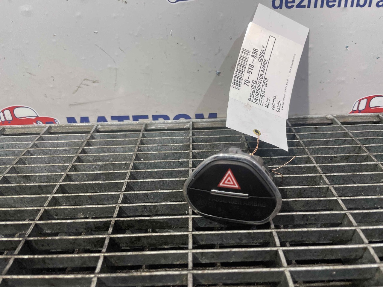INTRERUPATOR AVARIE OPEL CORSA E CORSA E - - (2014 2019)