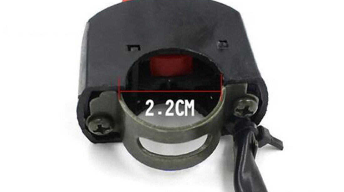 INTRERUPATOR buton ON OFF ghidon MOTO motocicleta bicicleta trotineta scuter ATV