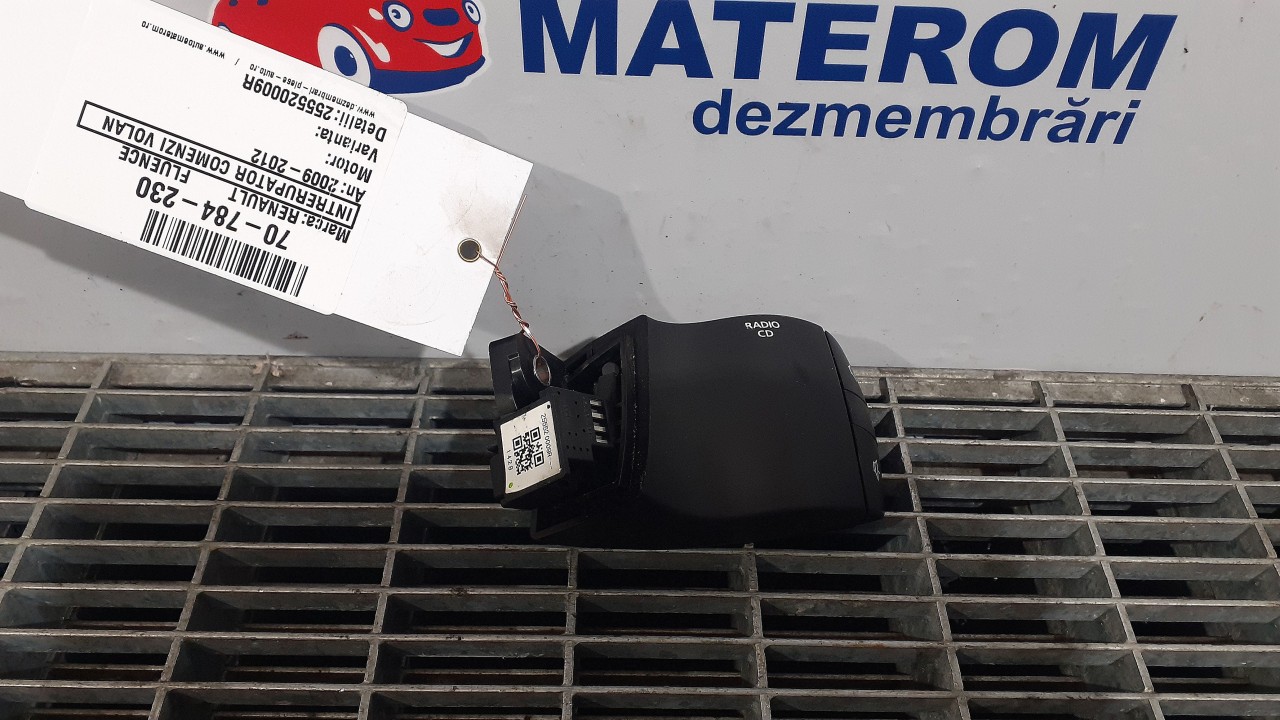 INTRERUPATOR COMENZI VOLAN RENAULT FLUENCE - - (2009 2012)
