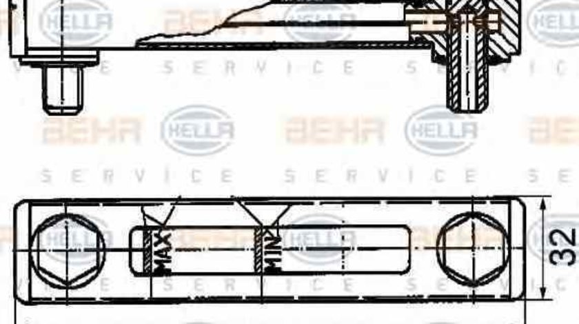 Intrerupator control nivel lichid racire MERCEDES-BENZ O 407 HELLA 8MY 376 742-571