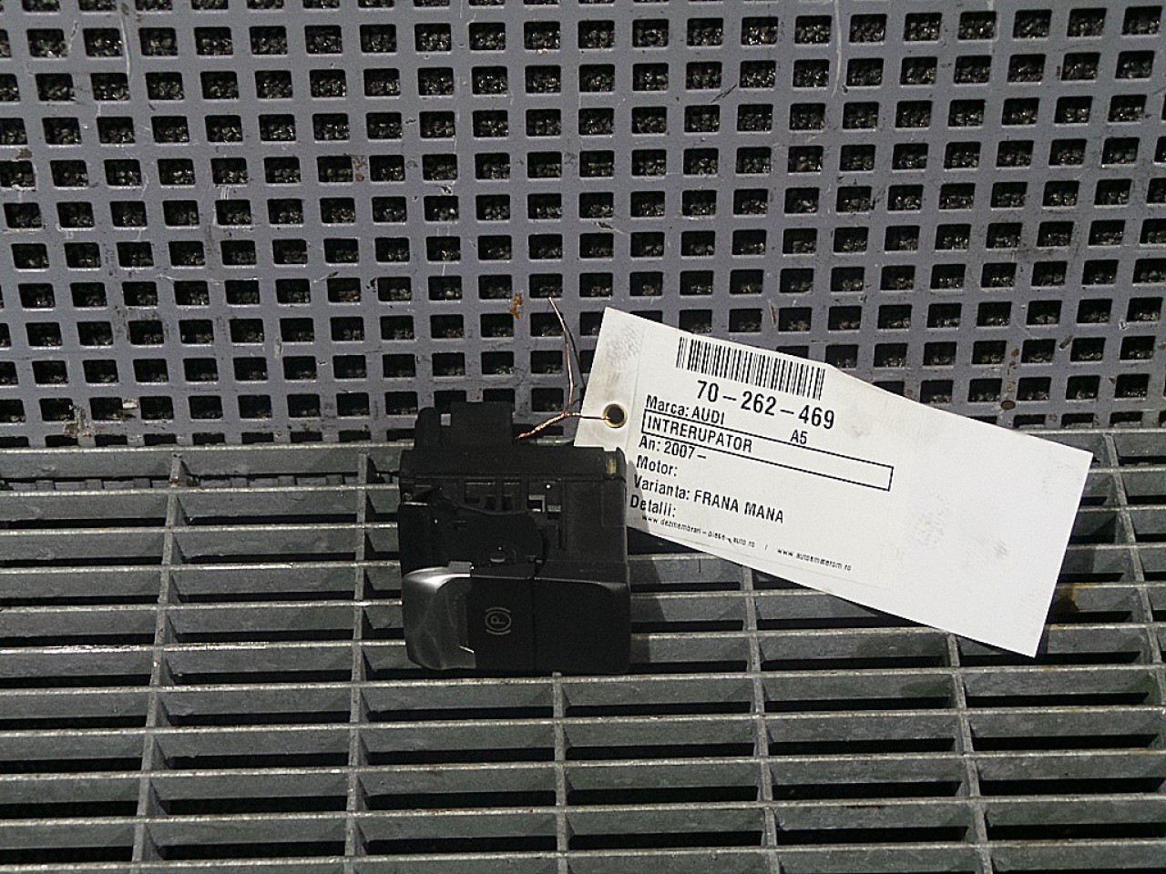 INTRERUPATOR FRANA DE MANA AUDI A5 - - (2007 2011)