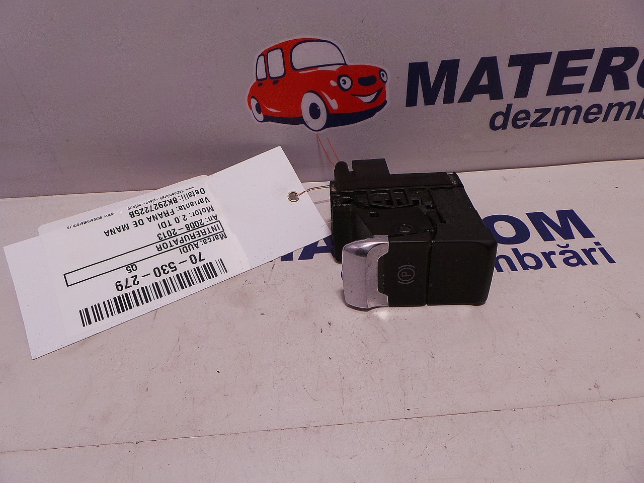 INTRERUPATOR FRANA DE MANA AUDI Q5 Q5 2.0 TDI - (2008 2013)