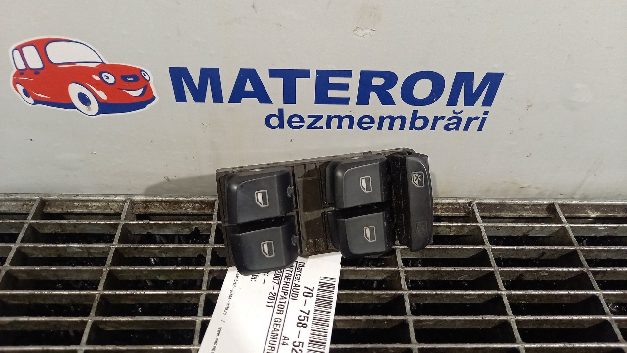 INTRERUPATOR GEAMURI AUDI A4 - - (2007 2011)