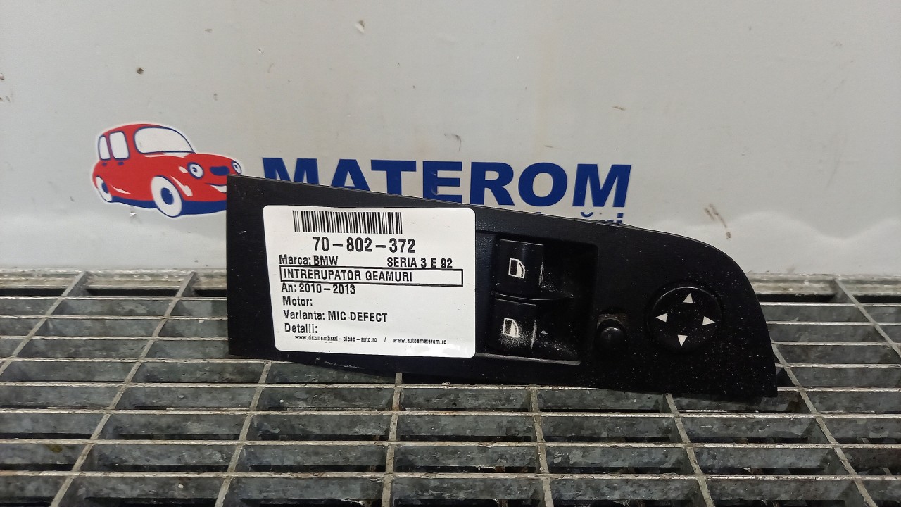 INTRERUPATOR GEAMURI BMW SERIA 3 E 92 SERIA 3 E 92 - - (2010 2013)