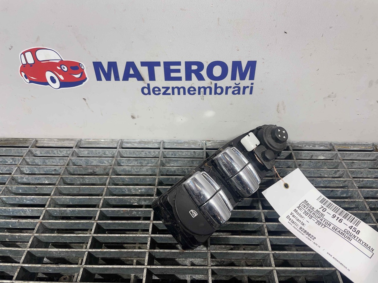 INTRERUPATOR GEAMURI MINI COUNTRYMAN - - (2010 2017)