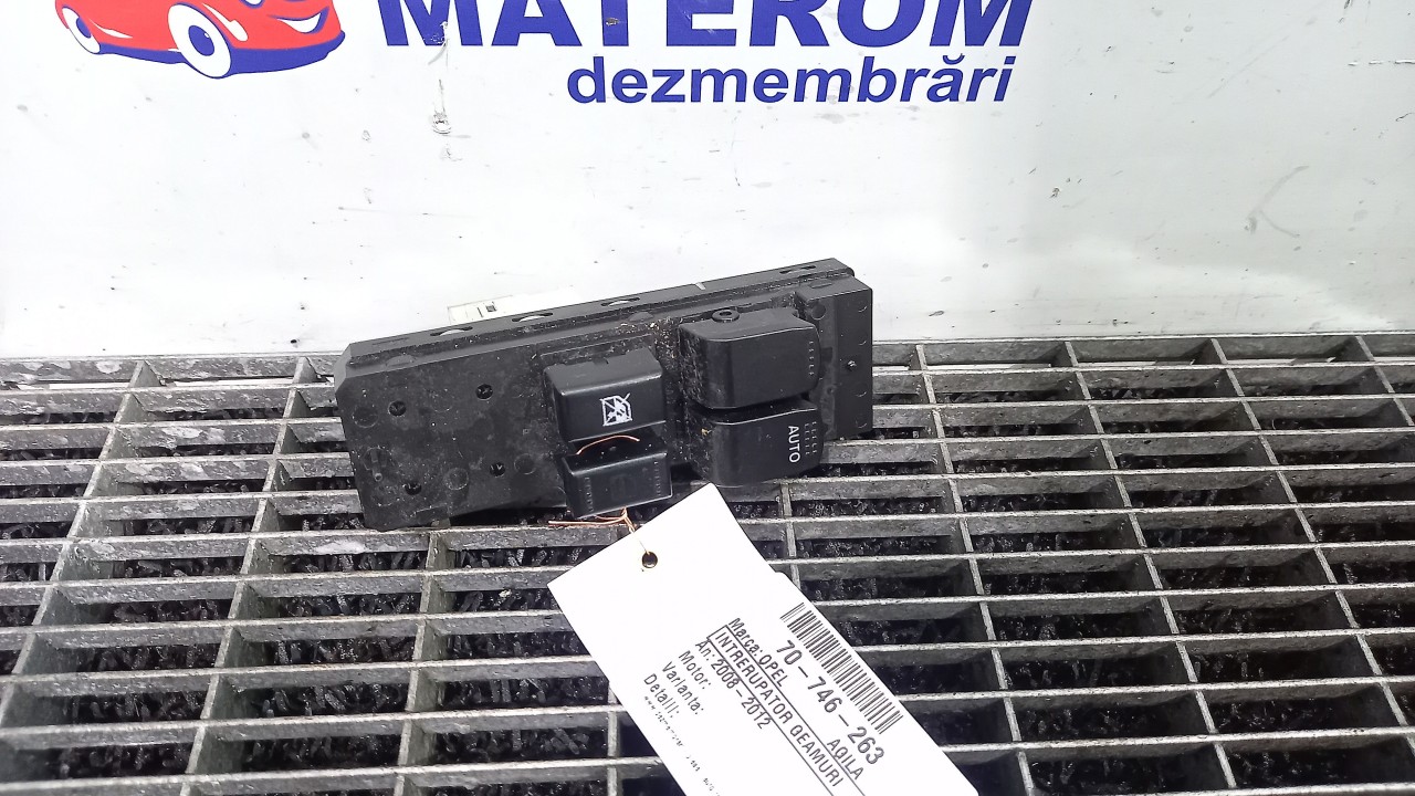 INTRERUPATOR GEAMURI OPEL AGILA - - (2008 2010)