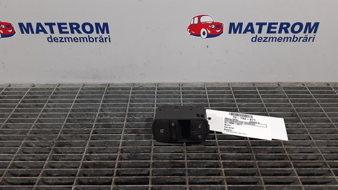 INTRERUPATOR GEAMURI OPEL CORSA D - - (2006 2011)
