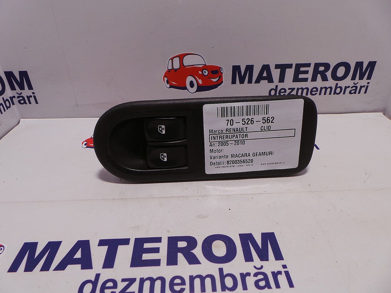 INTRERUPATOR GEAMURI RENAULT CLIO - - (2005 2009)