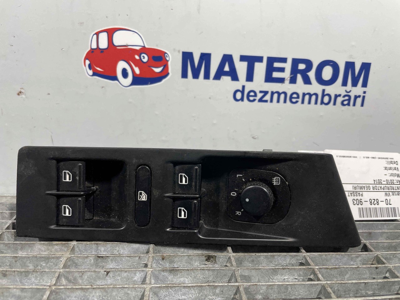 INTRERUPATOR GEAMURI VW PASSAT - - (2010 2014)
