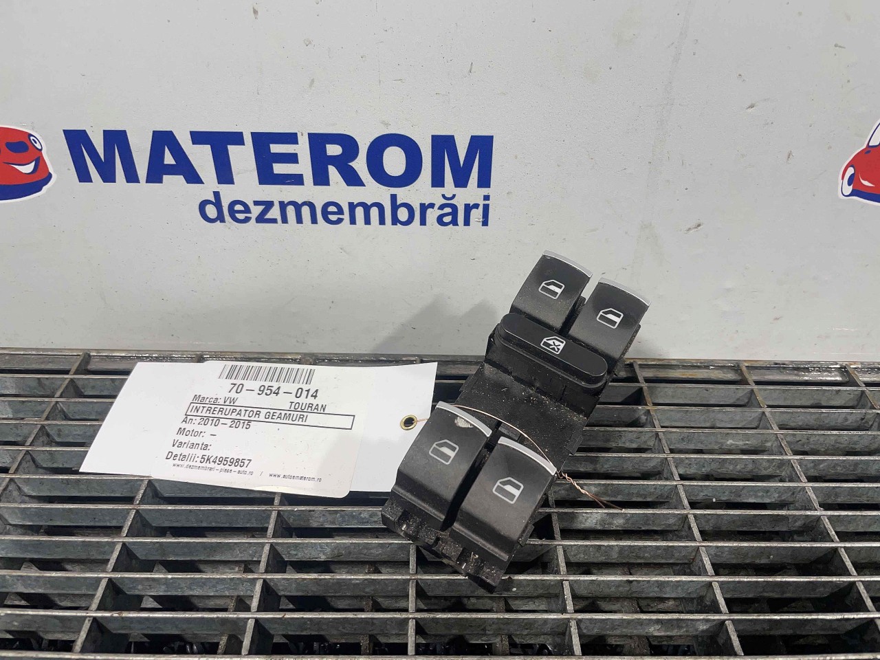INTRERUPATOR GEAMURI VW TOURAN TOURAN - - (2010 2015)