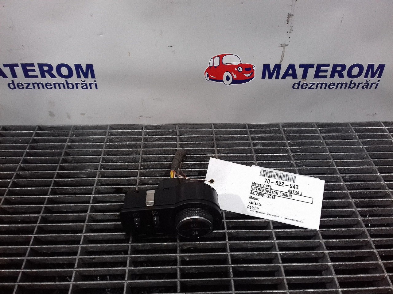 INTRERUPATOR LUMINI OPEL ASTRA J ASTRA J - - (2009 2012)