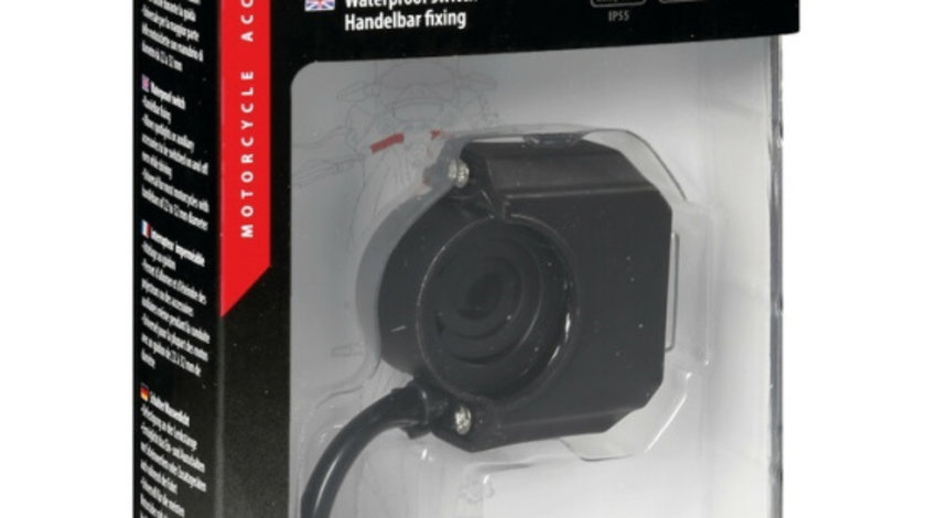 Intrerupator Rezistent Apa Moto Lampa Waterproof Switch LAM90462