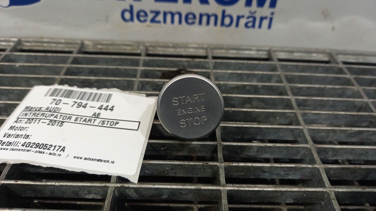 INTRERUPATOR START /STOP AUDI A6 - - (2011 2015)