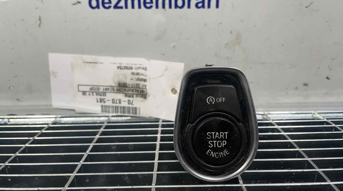 INTRERUPATOR START /STOP BMW SERIA 3 F 30 SERIA 3 F 30 - - (2011 2018)