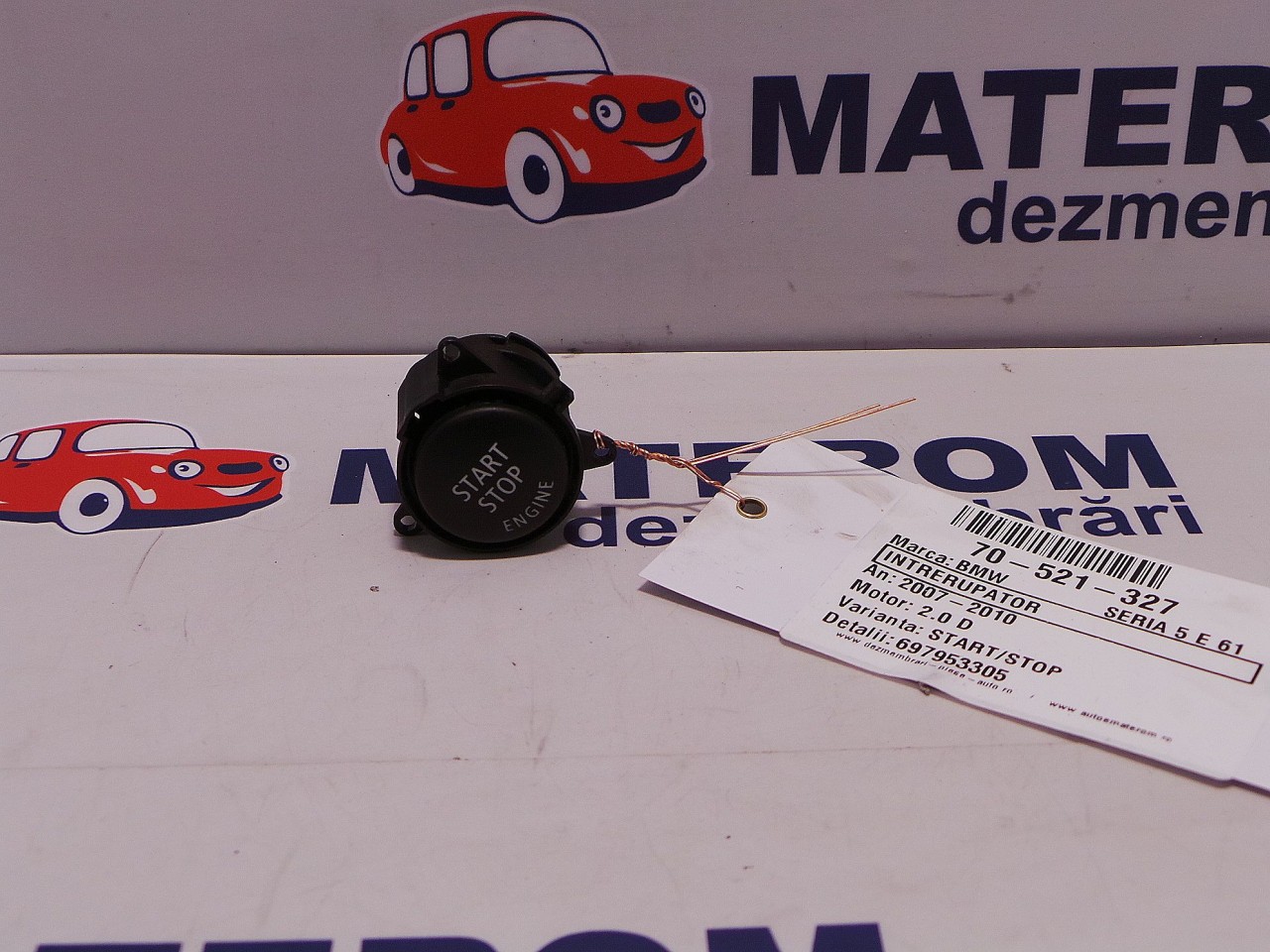 INTRERUPATOR START /STOP BMW SERIA 5 E 61 2.0 D - (2007 2010)