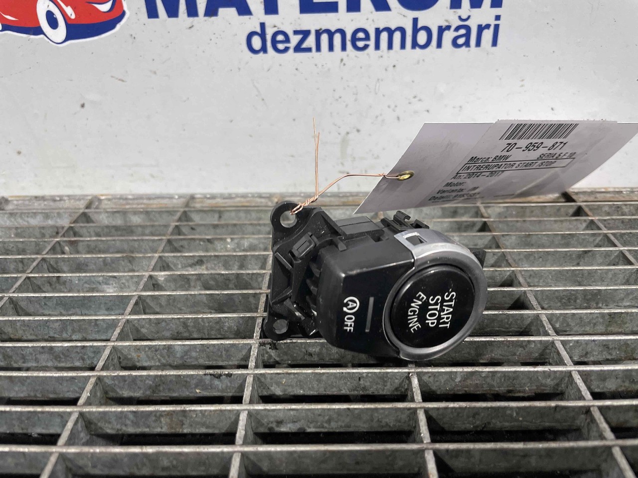 INTRERUPATOR START /STOP BMW SERIA 5 F 10 SERIA 5 F 10 - - (2014 2017)