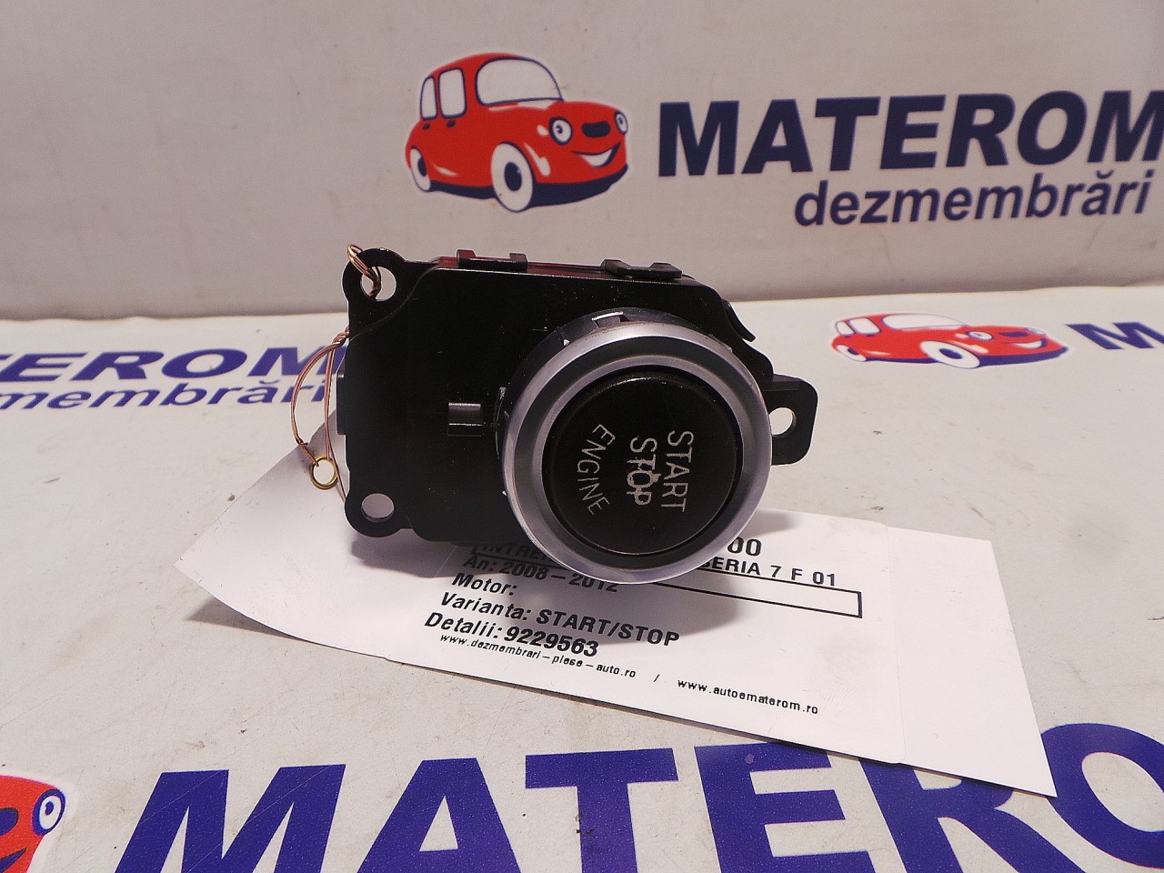 INTRERUPATOR START /STOP BMW SERIA 7 F 01 SERIA 7 F 01 - - (2008 2012)