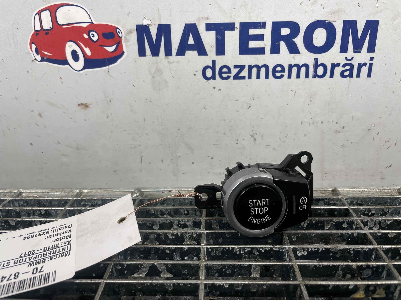 INTRERUPATOR START /STOP BMW X3 - - (2010 2017)
