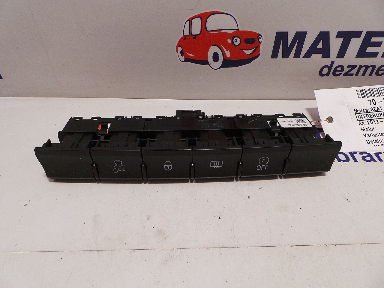 INTRERUPATOR START/STOP OFF SEAT TOLEDO - - (2012 2019)