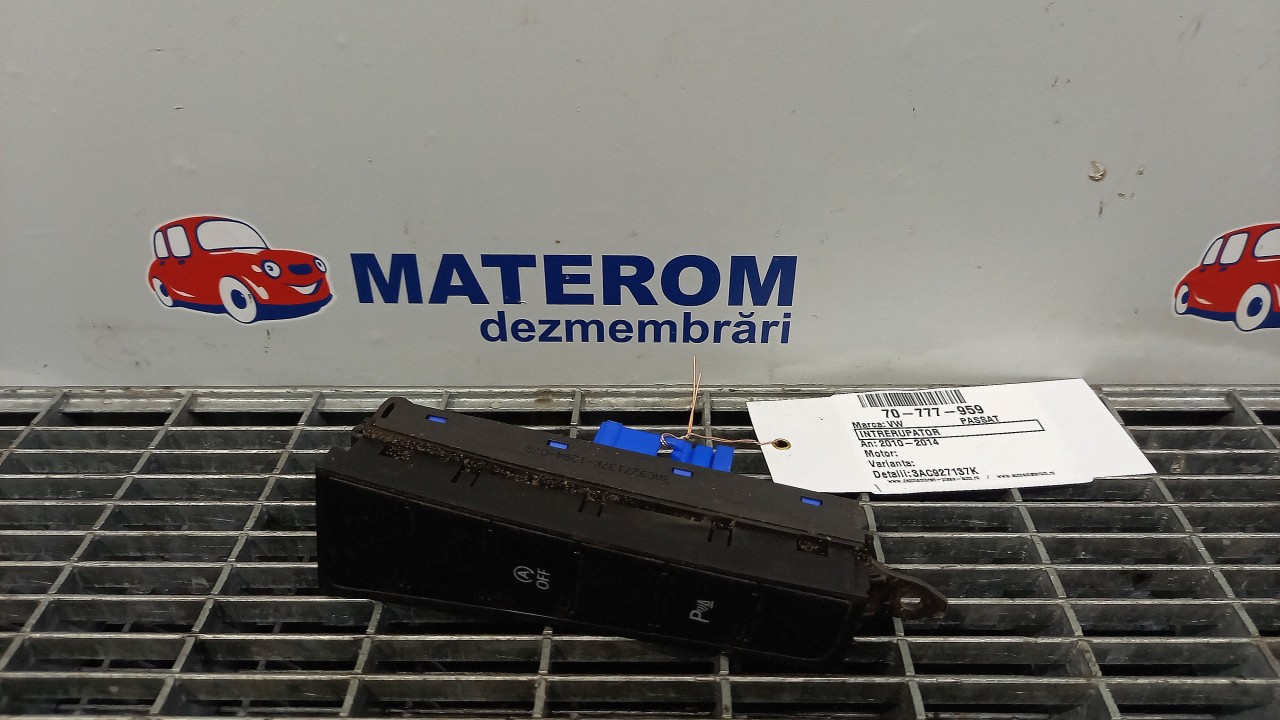 INTRERUPATOR START/STOP OFF VW PASSAT - - (2010 2014)