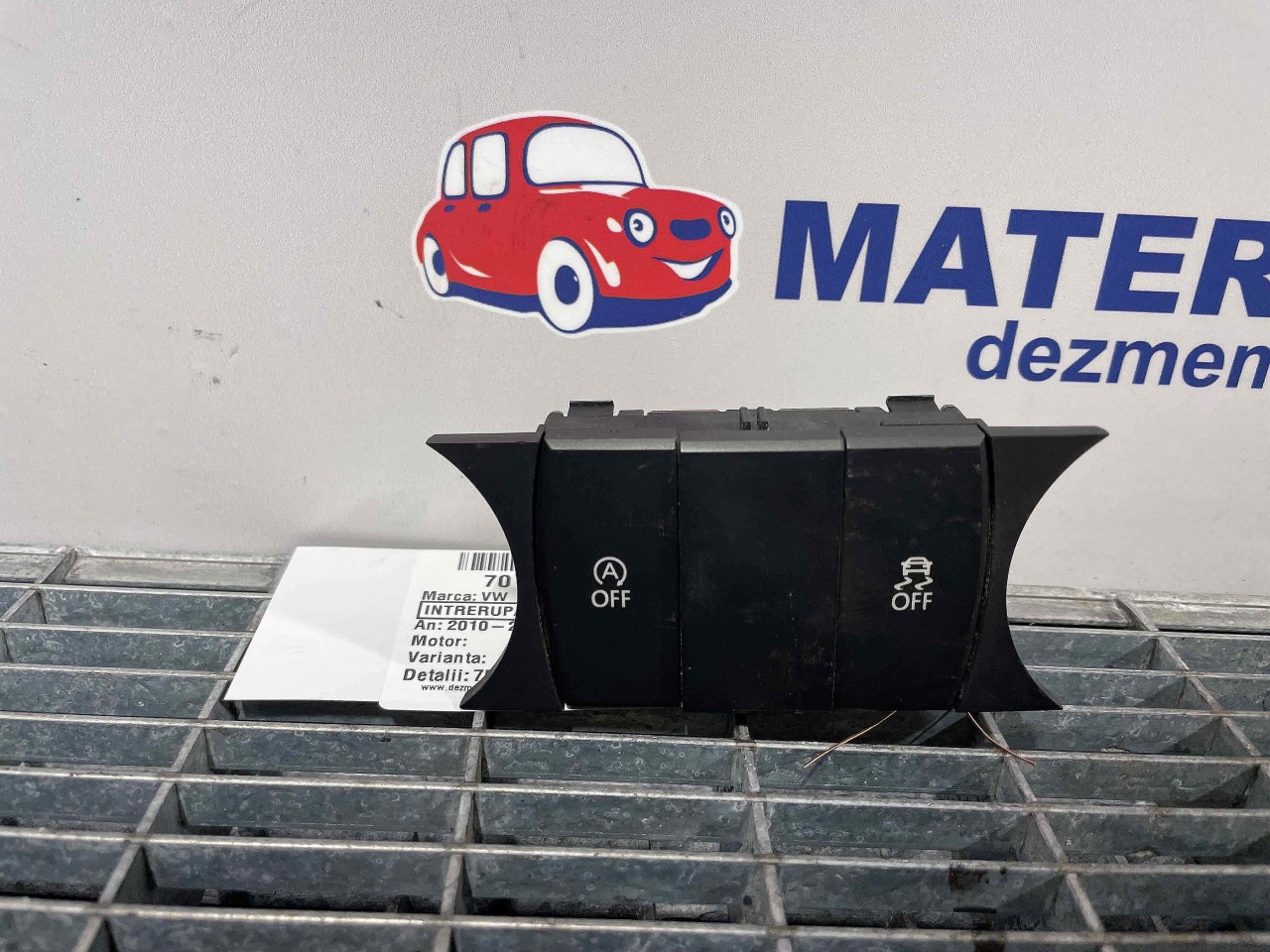 INTRERUPATOR START/STOP OFF VW TOUAREG TOUAREG - - (2010 2018)
