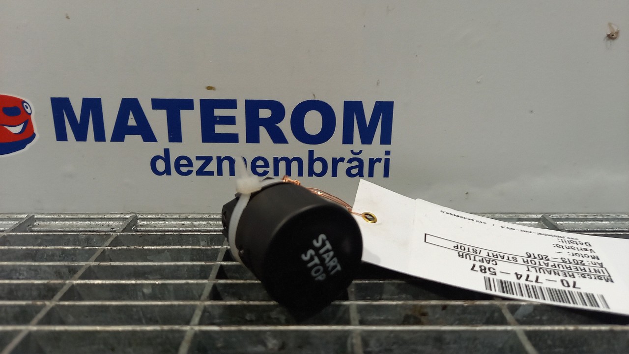 INTRERUPATOR START /STOP RENAULT CAPTUR CAPTUR - - (2013 2016)