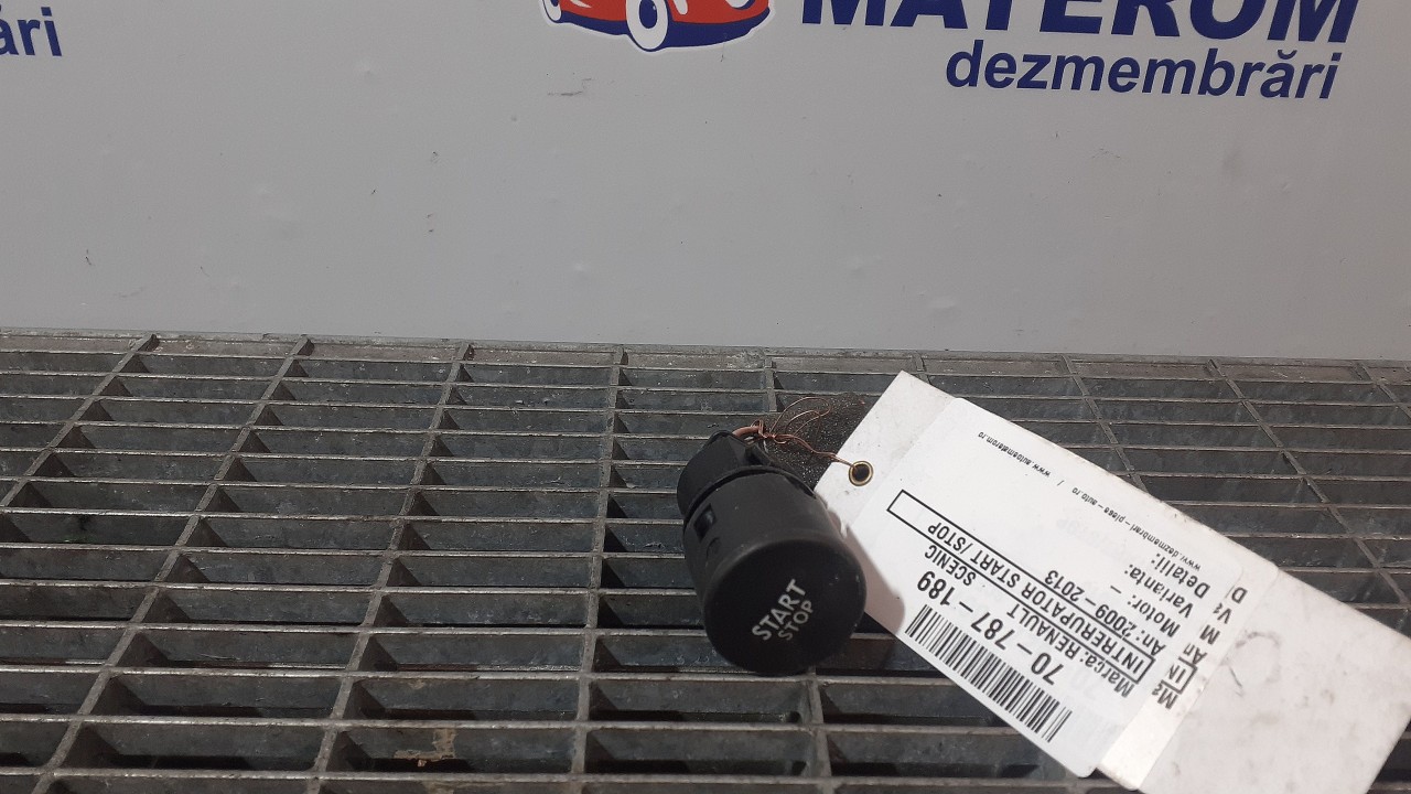 INTRERUPATOR START /STOP RENAULT SCENIC SCENIC - - (2009 2013)