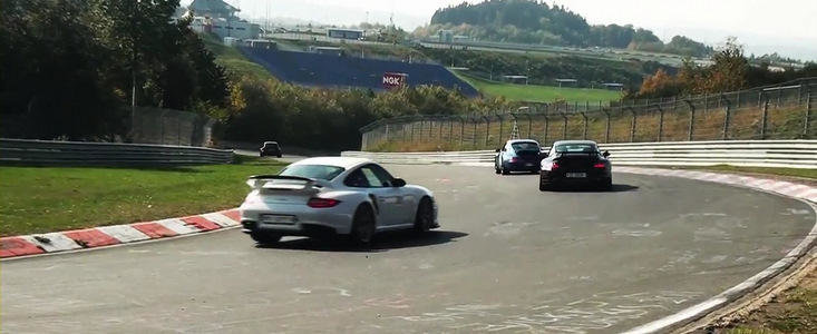Invazie de Porsche-uri la Nurburgring Invazie de Porsche-uri la Nurburgring