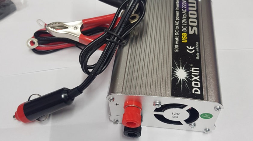 Invertor Auto 12v la 220v de 500w