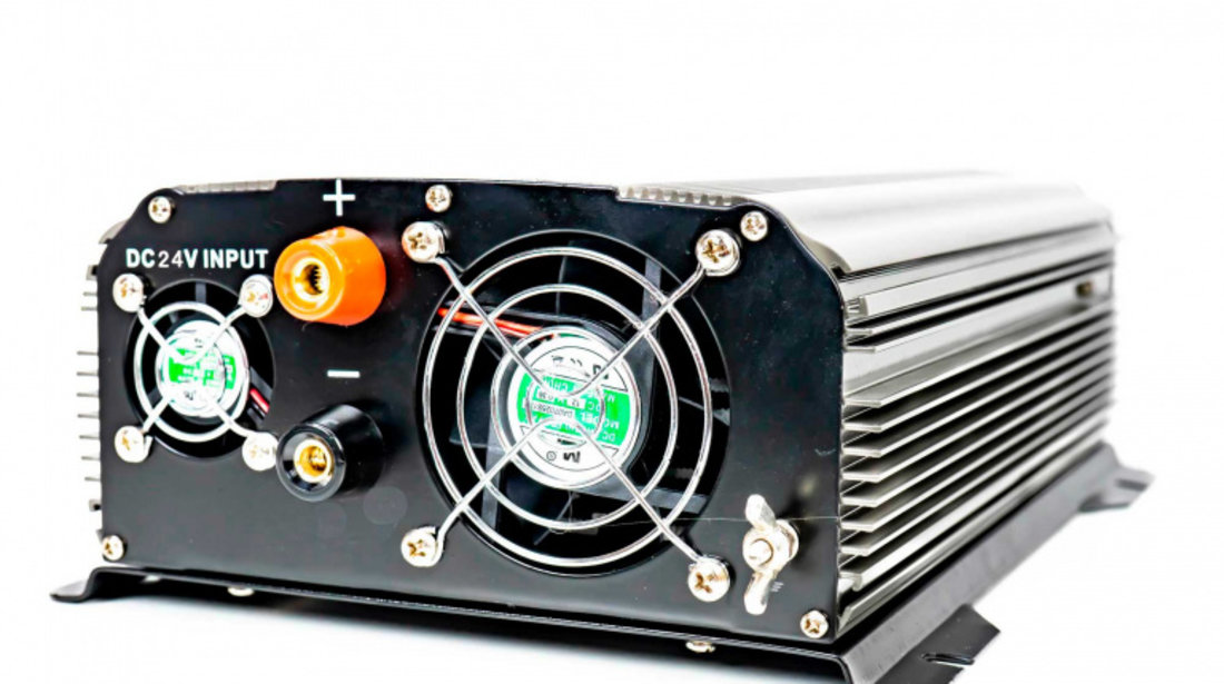 Invertor de tensiune AlcaPower by President 600W 24V-230V, sinusoida pura, port USB PNI-ACAL706