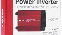 Invertor Tensiune 12V-230V 1000W Amio 03283