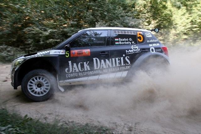 Jack Daniel's Rally Team a condus responsabil la Raliul Aradului si a urcat pe podium
