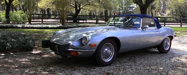 Jaguar E-Type din 1974: cum arata si cum se conduce unul din ultimele modele produse