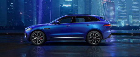Jaguar publica prima imagine oficiala a noului F-Pace