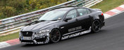 Poze Spion: Noul Jaguar XFR-S face cunostinta cu circuitul de la Nurburgring